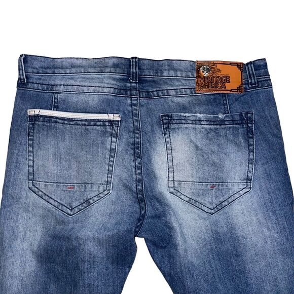 The Heritage By America‎ 1776 Men’s Jeans 42 X 34  Slim Jeans - Picture 4 of 9